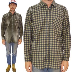 Vintage 90s Puritan Checkered Flannel  Shirt